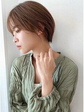 ノンダメージサロン ステラバイボヌール(Stella by Bonheur) stylist大山）モテショート◎くすみベージュ