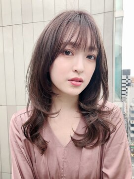 カミノア 銀座店(CAMINOIA) フェザーバングのロングウルフ