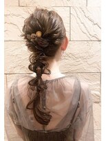 リップル(Ripple)&nbsp;【海浜幕張 Ripple】編み下ろし×フェミニン×ゴールドバレッタ