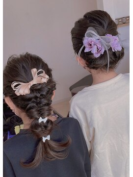 ハニーヘアー(HONEY HAIR) 仲良し姉妹ちゃんヘアセット