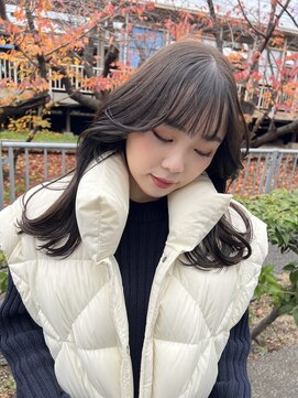 イオエ 岡本(ioe) 髪質改善/チェリーブラウン/モード/ダークアッシュ/イメチェン