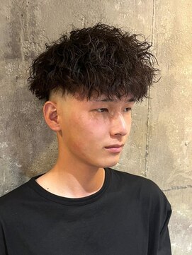 アルフレッド 瑞穂店(alfRed) ツイストスパイラル×スキンフェード×スペインカール