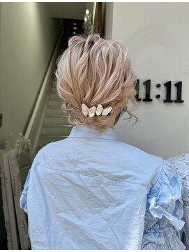 ハチ(HACHI) 当店で販売している可愛いヘアアクセで作るヘアアレンジ