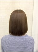 ボブカット×ナチュラルブラウン