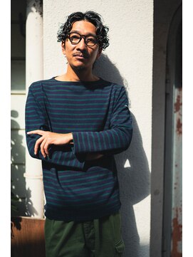 ボンド 三軒茶屋(Bond) 大人センターパート×ニュアンスパーマ【三軒茶屋 メンズ】