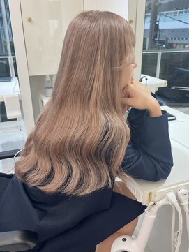 ランテルディ 渋谷(LANTERDIT) 【LANTERDIT】ミルクティーカラー 韓国ヘア ブリーチ ハイトーン