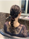 大人気20代30代◎ナチュラルベージュカラー玉ねぎヘアアレンジ