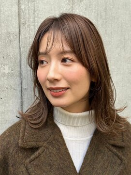 フラミューム 静岡(flammeum) 明るめ透け感ブラウン