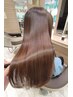 【Aｓｈオリジナル】カット・柔らかな艶髪の髪質改善シルキーストレート