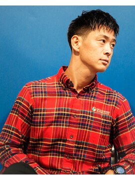 ジョースタンダードスタジオ(JOE STANDARD STUDIO) スーツ束感ショートツーブロックフェード短髪