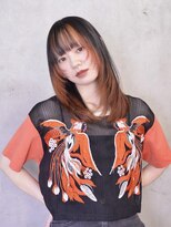 コイ(coii)&nbsp;フェイスフレーミング/インナーカラー/シャギーカット