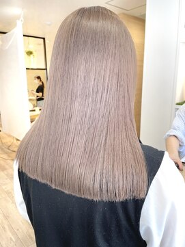 アヴァンス 難波店(AVANCE.) ブリーチで作る柔らかいブラウンカラー