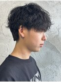 シャドウパーマメンズパーマメンズマッシュ群馬高崎メンズ眉毛