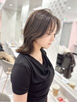 ジーナ 名駅(XENA.) 【haru】ボブ/オリーブベージュ/グレージュ/ミディアム/くびれ