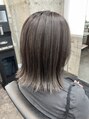 アグ ヘアー ヌーク 長野中御所店(Agu hair neuk) ハイライト、グレージュ