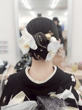 美容室 びゃんびゃん 社店 成人式/成人式前撮り/夏のヘアアレンジ/ヘアセット/着物