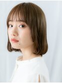 マロンベージュひし形ワンカールボブディ//志木10代20代30代
