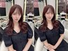 【憧れの韓国へアが叶う】韓国風似合わせカット+韓国式超音波アイロンTR￥4980