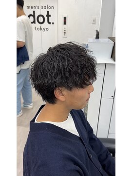メンズ サロン ドット トウキョウ 町田店(men's salon dot. tokyo) 刈り上げマッシュ×ツイストスパイラルパーマ