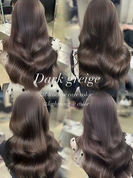 ペレ 栄 アネックス(PELE栄ANNEX) 韓国 くびれロング レイヤー ワンホンヘア 小顔前髪