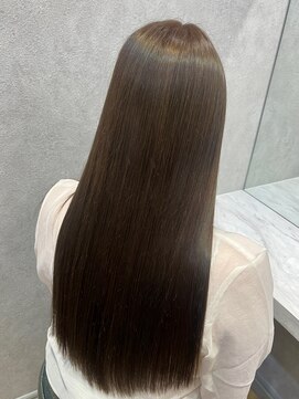 ロンド フィーユ(Lond fille) くびれヘア/アプリコットオレンジ/髪質改善/縮毛矯正/前髪/銀座