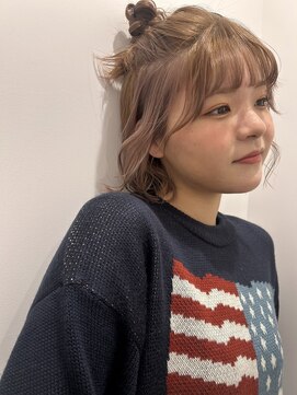 ラヴィズム 長岡店(LUVISM) 韓国/顔周りレイヤー/ダブルカラー/ベージュ/前髪新潟長岡宮関