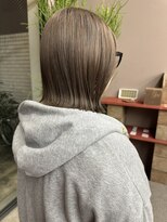 フェンヘアーアイス 中目黒(Fen.hair ici)&nbsp;20代30代40代大人可愛いミルクグレージュダブルカラー美肌