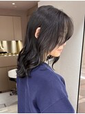 オリーブグレージュ/透明感カラー/レイヤーカット/恵比寿駅