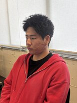 バタクラン(BATACLAN) スパイキーショート#メンズ#メンズカット#眉毛#ブリーチ#パーマ