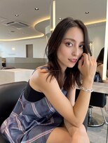 ベル サウス(BHEL south) レイヤーカット顔周り/ベージュカラー/ 津市/久居