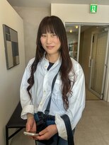 アンフェインド02(UNFEIGNED 02)&nbsp;ロング/大人ガーリー/ダークアッシュ/似合わせカット/伏見