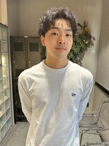 クヴェル(Kvell) シャドウパーマ 【メンズパーマ/一宮/眉毛/メンズ似合わせ】