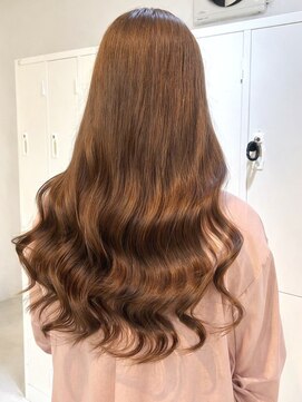 アモレット 天文館店(amoretto) 韓国風巻き 顔周りレイヤー ベージュカラー 髪質改善 艶髪