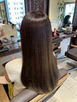 ヘアリゾート粋 ティガ 池袋店(tiga)&nbsp;艶髪/アッシュブラウン/ストレート/ロング