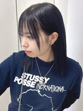 ジーナ 渋谷駅前(Zina) 透明感バツグン☆ネイビーカラー