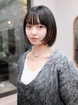 ハンク 表参道(Hank.)&nbsp;収まりの良いボブとデザインカラー