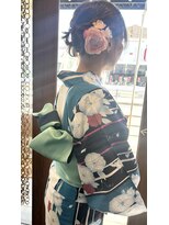 ヘアーサプリ(hair sapli)&nbsp;浴衣、簡単セット