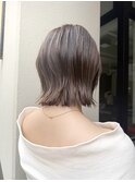 酸性ストレート/縮毛矯正/ボブ/ミディアム/切りっぱなし/横浜