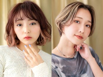 カバーヘア ブリス 北浦和(COVER HAIR bliss)の写真/【リニューアルOPEN♪】[子連れOK個室有]髪に優しい&艶重視♪肌色髪質を見極めた似合わせカラー/白髪ぼかし