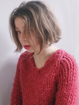 ランド(LAND)&nbsp;ラフでやわらかい質感の北欧風ボブ