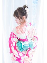 ヴァンクシー バイ ルナ(VANKCY by Luna)&nbsp;花火大会 夏 向ケ丘遊園 お団子 浴衣 ラフ 着付け 可愛い 登戸