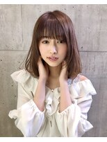 ユアーズ ヘアー 新宿EAST(youres hair)&nbsp;ワンカールボブ　ひし形ボブ　うるつやストレート