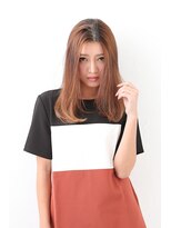 ヘアーズ ロッソ テラス(hair's ROSSO TERRACE)&nbsp;【鶴見】伸ばしかけ センターパート ふわミディ☆[30代40代50代]