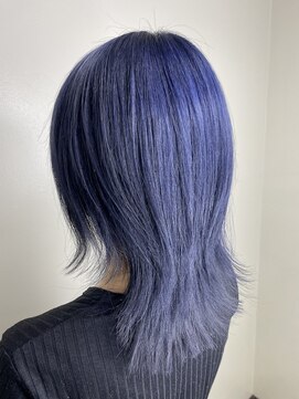 ヘアリゾートユア 新大久保店(hair resort YuA) ブルーシルバー