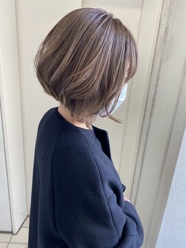 ヘアーデザイン シュシュ(hair design Chou Chou by Yone) 大人かわいいボブ×ショコラベージュ♪