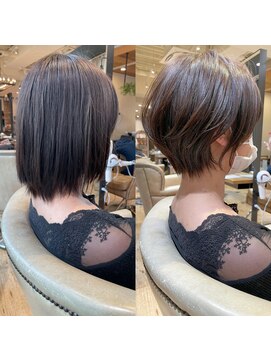 バンプ ギンザ(BUMP GINZA) 小顔☆ひし形シルエット×クールショート【安野】