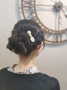 ヘアセットサロン ミント(Hair set salon MINT) 編み込みアップスタイル