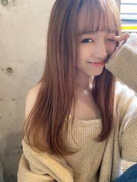 ルービック バランス 天王寺(Rubik's×Balance) ブリーチなし艶ツヤフォギーベージュ