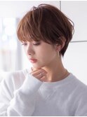 ショートボブ 大人可愛い 美シルエット 青山 表参道 30代40代