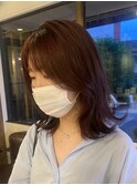 エギョモリくびれヘア×レッドブラウン【佐藤詩門】